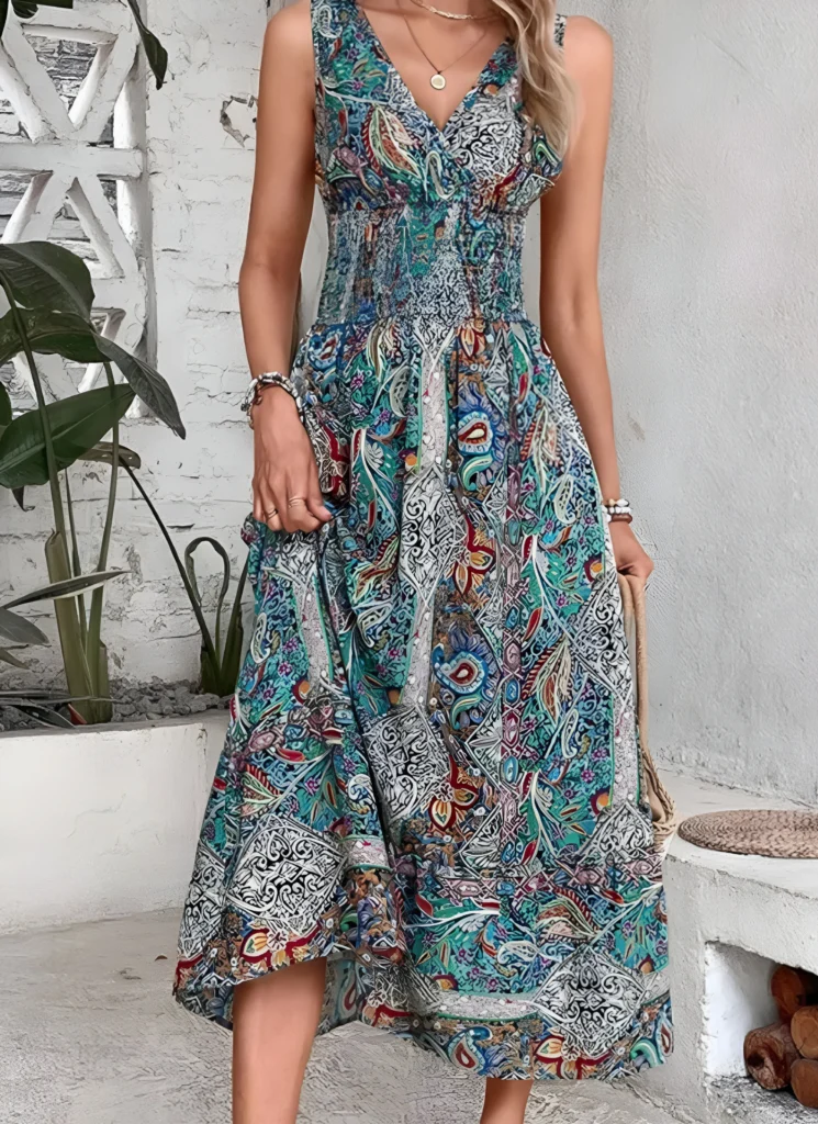 High Waist Summer Long Dresses