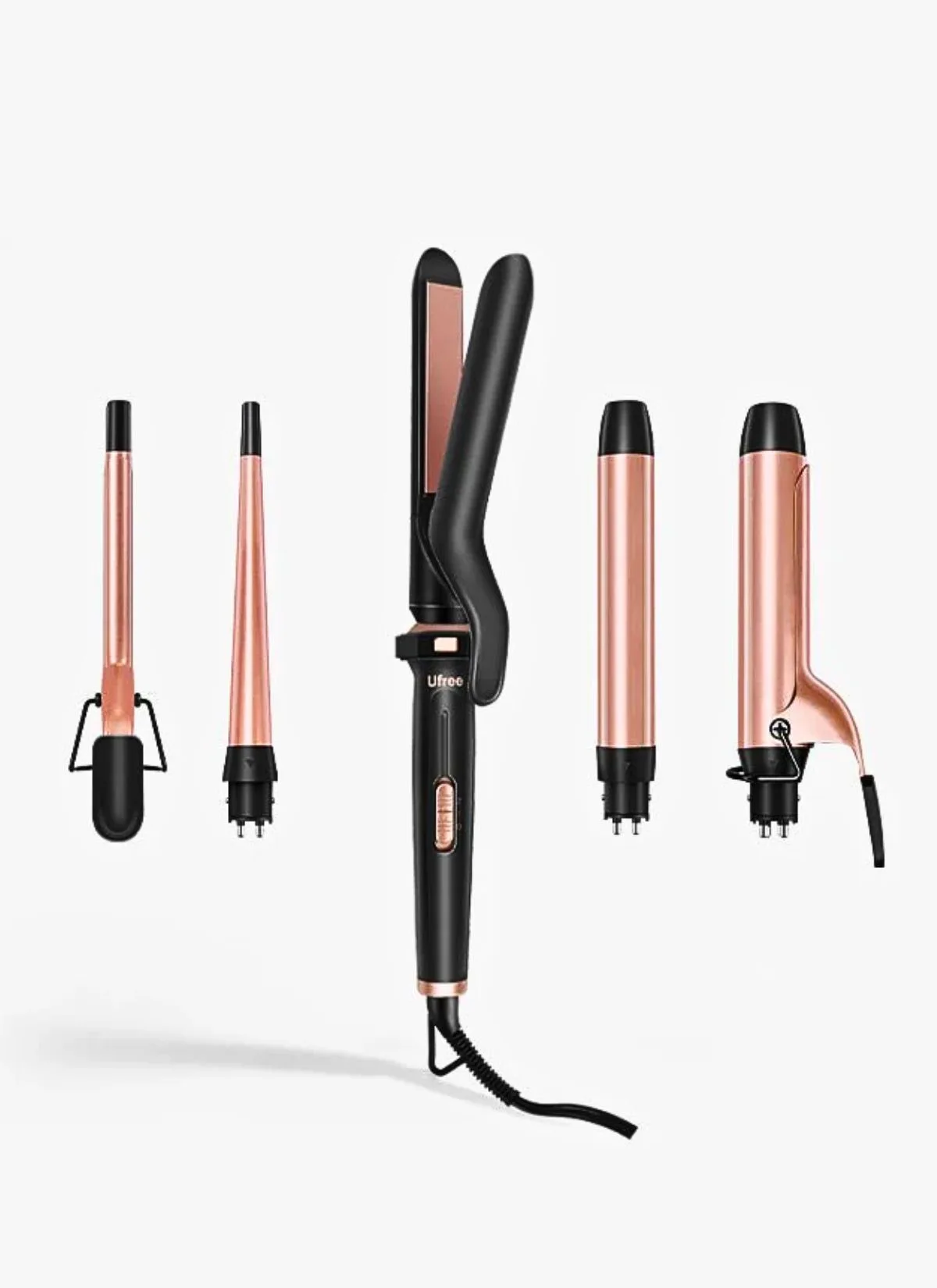 Ufree 5-in-1 Curling Iron Wand Set 